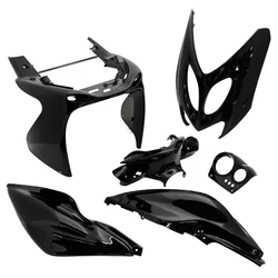 FAIRINGS/BODY PARTS FOR SCOOT  MBK 50 NITRO 1997>2012/YAMAHA 50 AEROX 1997>2012 BLACK GLOSS  (6 PARTS KIT)