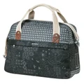 HAND BAG FOR BICYCLE - BASIL BOHEME 18L BLACK/CREM - QUICK HOOK-ON - ON CARRIER FRONT/REAR (44x17x31cm)