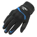 GLOVES ADX SPRING/SUMMER VISTA WITH KNUCLE ARMORBLACK/BLUE  EURO 12 (XXL)  (APPROVED EN 13594:2015)