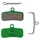 PLAQUETTE DE FREIN VTT STAR 4 PISTONS (RESINE) (PAIRE SUR CARTE)