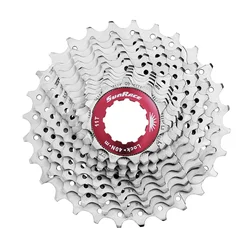 CASSETTE 11V. SUNRACE 11-34 RX11 POUR SHIMANO ROUTE (NIVEAU 105) METALLIC SILVER (LIVRE EN BOITE)