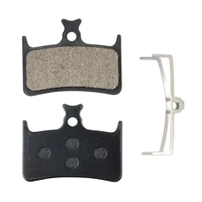 PLAQUETTE DE FREIN VTT HOPE E4/RX4 (FIBRAX SEMI-METAL) (PAIRE SUR CARTE AVEC 1 LINGETTE NETTOYANT DISQUE)