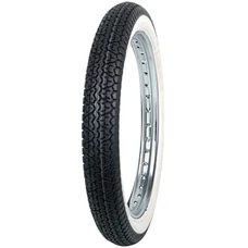 PNEU CYCLO 17''  2.75-17 (2 3/4-17) MITAS B7 FLANCS BLANCS TL/TT 47J REINF