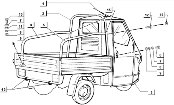 Roll bar - protections version cross