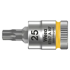 WERA 8767 A ZYKLOP TORX SOCKET 1/4 Ø 25 mm Long 28 mm (Sold per unit)  -German tools for workshop.