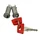 LOCK CYLINDER WITH KEYS  "PIAGGIO GENUINE PART" GILERA 50 STALKER  -573785-
