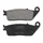 BRAKE PADS -POLINI FOR YAMAHA 125-250-400 XMAX 2010> / MBK 125 SKYCRUISER 2010> / KYMCO 125-300 DOWNTOWN, 250-500 X-CITING, 300 PEOPLE GTI  (L 102mm - H 39mm - thk9.8mm)  (174.0071)  (ORIGINAL)