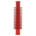 RADIATEUR/REFROIDISSEUR DE DURITE D'EAU ALU CNC ROUGE FORME ROND (133 x 35 mm, FIXATION DURITE 17 mm) -REPLAY