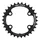 CHAINRING FOR GRAVEL BIKE- 4 Arms- Ø 80 - 30 Teeth DOUBLE Internal X80 TYPE SHIMANO GRX RX600-RX810 BLACK- TA 10/11  Speed