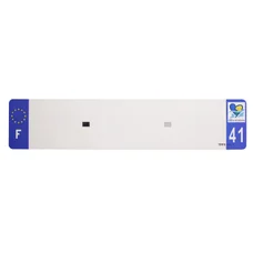 BANDE PLAQUE AUTO 520x110 POUR PVC VIERGE DEP. 41/EURO (VENDU A L'UNITE)