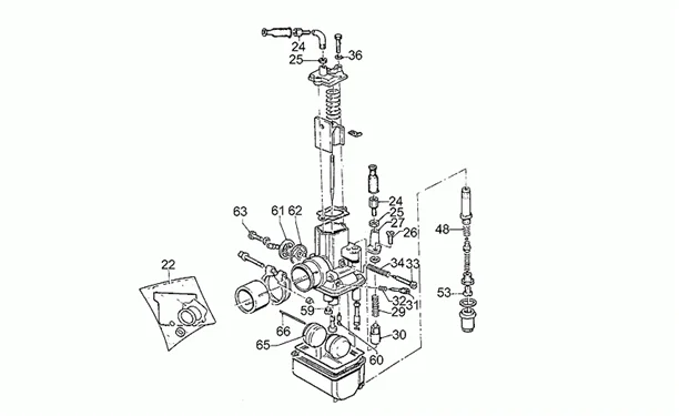 Carburateur-pièces dét.