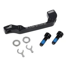 ADAPTATEUR FREIN A DISQUE VTT AVANT / ARRIERE ELVEDES ETRIER POST-MOUNT DISQUE 180 mm SUR FOURCHE ET 160 mm SUR CADRE INTERNATIONAL