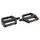 FLAT PEDAL FOR BMX- -RESIN-NEWTON BLACK 9/16" - 111x105x25mm (PAIR)