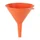 ENTONNOIR PRESSOL EN POLYETHYLENE ORANGE DIAMETRE 150mm  (VENDU A L'UNITE)