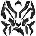 FAIRINGS/BODY PARTS FOR MAXISCOOTER YAMAHA 125-300-400 XMAX 2018> MATT BLACK (15 PARTS KIT)  -P2R-