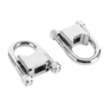 PONTET DE GUIDON CYCLO ADAPTABLE MBK 40, 50, 51, 88 CHROME  -SELECTION P2R-