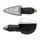 CLIGNOTANT MOTO AVOC HINO 17 LEDS BASE ABS TRANSPARENT/NOIR 17 LEDS (L 58mm / H 28mm / L 45mm) (HOMOLOGUE ECE) (PAIRE)