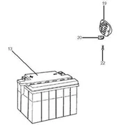 Relais - Batterie - Avertisseur sonore