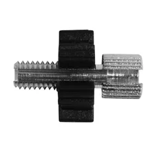 CABLE ADJUSTMENT SCREW FOR MOPED M6  L18mm  - HEAD 7x9 (WHITH PLASTIC SETTING WHEEL)  -DOMINO-