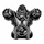 AUTOCOLLANT/STICKER LETHAL THREAT MINI GORILLA BIKER (60x80mm)