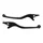 LEVIER DE FREIN ADAPTABLE NIU N1S, N-SPORT, N-PRO NOIR (PAIRE) -SELECTION P2R