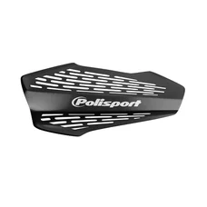 POLISPORT OPEN HANDGUARDS - MX FORCE- BLACK (INCLUDING UNIVERSAL MOUNTING KIT)