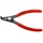PINCE A CIRCLIPS EXTERIEUR PRO KNIPEX 140mm DIAM CIRCLIPS 10 A 25mm GRIS ANTIROUILLE POINTE 0,9mm (COUDEE)  (49 21 A01)  -MADE IN GERMANY-