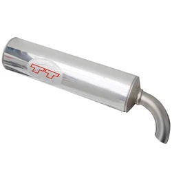 SILENCER FOR SCOOT LEOVINCE TT POLISHED (REF 6662)