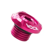 BOUCHON D'HUILE SCOOT VOCA RACING POUR MBK 50 BOOSTER, STUNT, NITRO, OVETTO/YAMAHA 50 BWS, SLIDER, AEROX, NEOS ALU CNC ROSE (M14x1,50)
