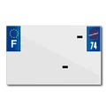 PLASTIC STRIP FOR BLANK PVC LICENSE PLATE (MOTORBIKE FORMAT 210X130)-DEPT 74/EUROPE (SOLD PER UNIT)