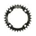 CHAINRING FOR E/BIKE- 4 Arms - SINGLE 32T.  Ø104 BLACK - for BROSE MICHE - ALU 7075