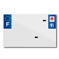 PLASTIC STRIP FOR BLANK PVC LICENSE PLATE (MOTORBIKE FORMAT 210X130)-DEPT 91/EUROPE (SOLD PER UNIT)