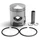 PISTON FOR SCOOT MBK 50 NITRO, OVETTO 2T, MACH G 2T/YAMAHA 50 AEROX, NEOS 2T, JOG R/APRILIA 50 SR/MALAGUTI F10, F12 (Ø 40)  -P2R PREMIUM-