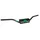 GUIDON 50 A BOITE KRM PRO RIDE OVERSIZE DIAM 28,6mm ALU NOIR/VERT AVEC MOUSSE