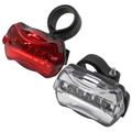LIGHT SET-ON BATTERY- ON HANDLEBAR/SEATPOST P2R - LEDS BLACK