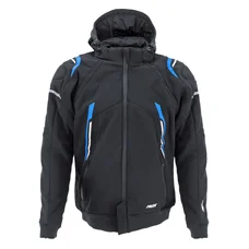VESTE/BLOUSON ADX RSX NOIR/BLEU   M  AVEC CAPUCHE AMOVIBLE (AVEC PROTECTIONS/SANS PLAQUE DORSALE)  (HOMOLOGUE NF EN 17092-4 : 2020)