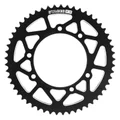 REAR CHAIN SPROCKET FOR APRILIA 50 RX 2006>2017 / DERBI 50 SENDA X RACE 2004>2011 / RIEJU 50 MRT 2009> 420  53 Teeth ALU CNC BLACK (Ø 105/124/8.5)  -STAGE 6-