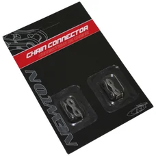 CONNECTEUR DE CHAINE VELO  7/8V. NEWTON ANTI-ROUILLE COMPATIBLE SHIMANO/SRAM  (ATTACHE RAPIDE) (BLISTER DE 2 PIECES)