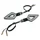 CLIGNOTANT UNIVERSEL REPLAY ARROW 14 LEDS BASE ABS TRANSPARENT/NOIR (L 78mm / H 36mm / L 18mm) (HOMOLOGUE CE) (PAIRE)