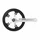 PEDALIER CITY STRONGLIGHT 8V. IMPACT R ARGENT 170mm 42dts AVEC CARTER POUR TRANSMISSION SANS TENDEUR DE CHAINE POUR MOYEUX VITESSES INTEGREES (AXE CARRE 127mm)