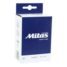 INNER TUBE FOR SCOOTER 10 X 1.75-2.00 STANDART VALVE RUBENA -BENDED 45- (47-152)