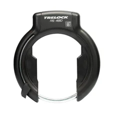 ANTITHEFT FOR BICYCLE- "HORSE SHOE" TRELOCK RS480 BLACK- WITH BRAKET ON FRAME- WIDE  89mm >112mm) TYRE GAP 75mm