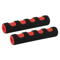 MOUSSE POUR LEVIER DE FREIN NOIR/ROUGE (PAIRE)  -SELECTION P2R-