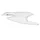 REAR FLANK -RIGHT- "PIAGGIO GENUINE PART" GILERA 50 SMT, RCR 2018>/APRILIA 50 SX FACTORY, RX FACTORY 2018> WHITE  -2B004329000W0B-