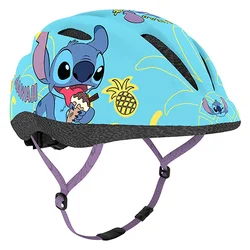 CASQUE VELO ENFANT DISNEY STITCH BLEU AVEC MOLETTE REGLAGE TAILLE 48-52 (VENDU SUR CARTE)