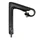 QUILL STEM FOR ROAD BIKE/FIXIE - NEWTON Ø 22,2 BLACK L100mm (ON CARD)