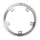 CHAINRING FOR TRACK BIKE- 5 Arms- 48T.Ø 144 ALUMINIUM SILVER 7075 FOR CHAIN 3.17mm (1"1/8) TA