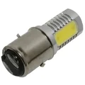AMPOULE/LAMPE A LED 12V  3,5W CULOT BA20d 156 LUMENS ECLAIRAGE BLANC (PROJECTEUR) (VENDU A L'UNITE)  -P2R-