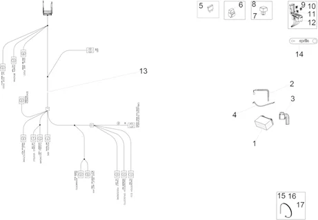 Circuit electrique arrière