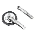 PEDALIER CITY P2R MANIVELLES ALU 165mm PLATEAU 38D. CHAINE 5/8V.